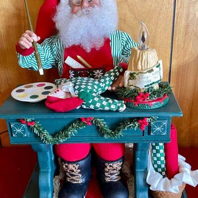 LOT 238  TRADITIONS ANIMATED SANTA AT WORKSHOP 