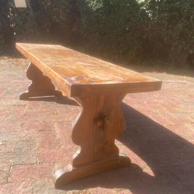 Lot 4 - Set of Wooden Benches 