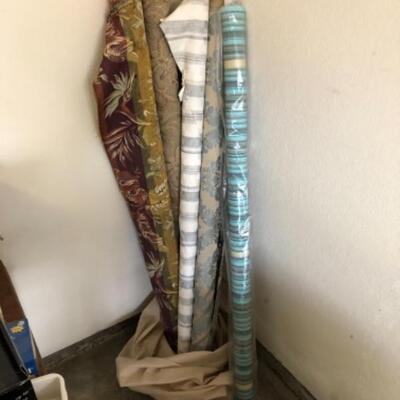 Lot 83. Six bolts of various style fabric--WAS $65â€“NOW $32.50