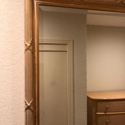 Lot 120. Mirror with gold frame (28.5â€ x 40â€)--WAS $55â€“NOW $27.50