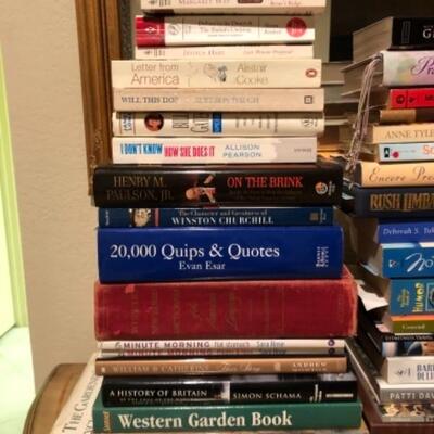 Lot 126. Approximately 36 coffee table and paperback books--WAS $65â€“NOW $32.50