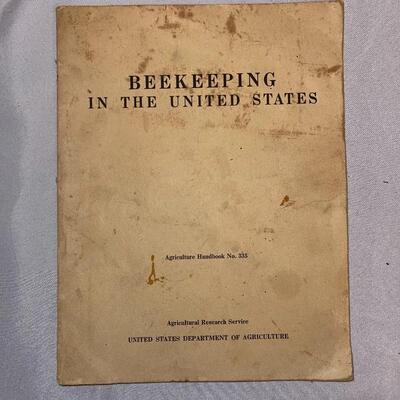Lot 12 - Vintage Beekeeping Tools and Books 