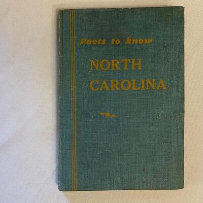 Lot 19 - Vintage North Carolina Books, Maps, and Flags & Carlson Watercolor