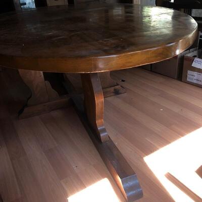 Lot 20 - Oval Wooden Dining Table