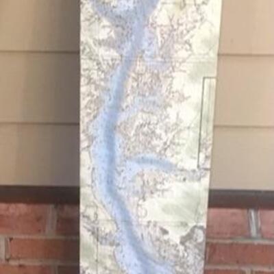O - 1200 Decorative Chesapeake Bay Map 