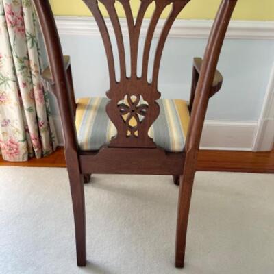 B269 Antique Chippendale Arm Chair with Ball & Claw Feet 