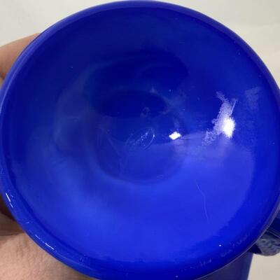 .142. VINTAGE | FENTON | Blue Dolphins Compote | Bon Bon | Candy Dish