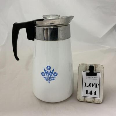 .144. VINTAGE | Corningware | 9 cup Percolator 