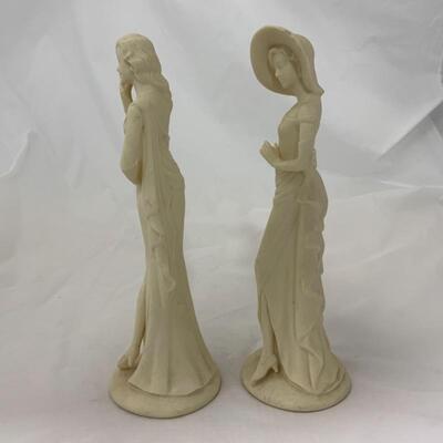 .146. VINTAGE | Two Bisque Beauties | Statues