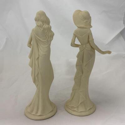 .146. VINTAGE | Two Bisque Beauties | Statues