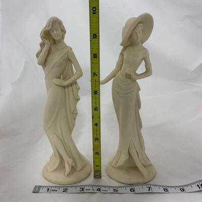 .146. VINTAGE | Two Bisque Beauties | Statues