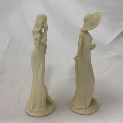 .146. VINTAGE | Two Bisque Beauties | Statues