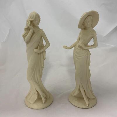 .146. VINTAGE | Two Bisque Beauties | Statues