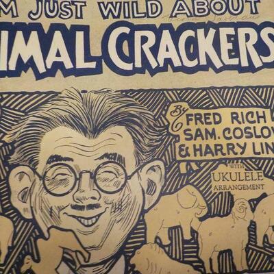 1926,1932 Folio's Animal Crackers, Rain and The Song has Ended".