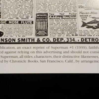 Original Wonder Women and Superman Vol. 1 both copies are reproductions.