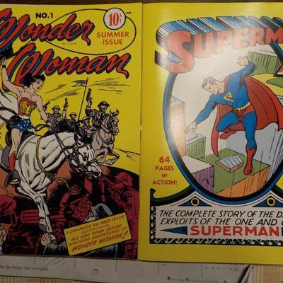 Original Wonder Women and Superman Vol. 1 both copies are reproductions.