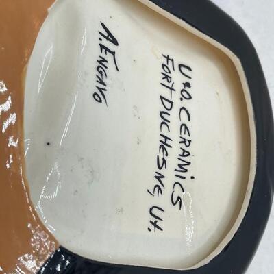 Signed Ceramic Plate 