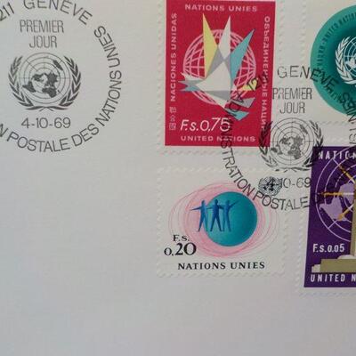 " First Day of Issue United Nations Covers".