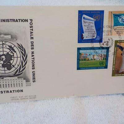2- First Day issues USPS of Henry Thoreau and United Nations."