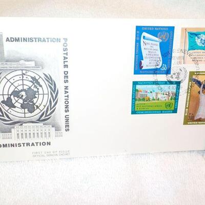 2- First Day issues USPS of Henry Thoreau and United Nations."