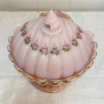 Crown Tuscan Candy Dish Cambridge