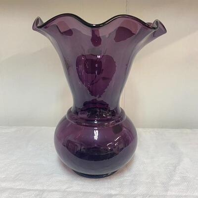 Fenton 100th Anniversary Floral Vase