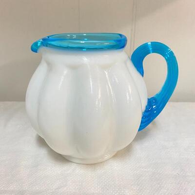Fenton Aqua Creat 6â€ Jug - Rare