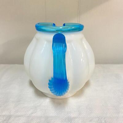 Fenton Aqua Creat 6â€ Jug - Rare