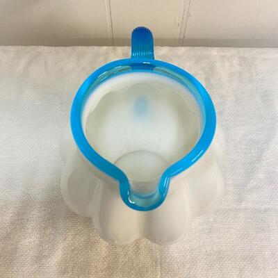 Fenton Aqua Creat 6â€ Jug - Rare