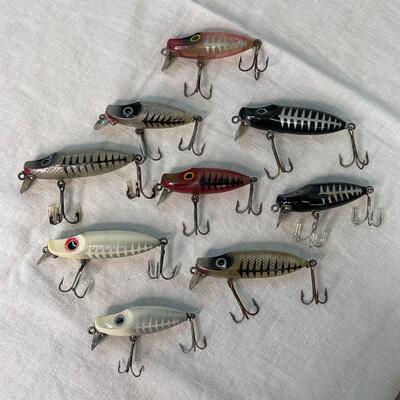 Collection of 13 Vintage Millsite Fishing Lures