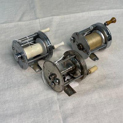 3 Vintage Fishing Reels