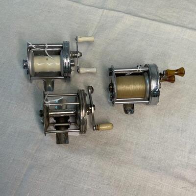 3 Vintage Fishing Reels