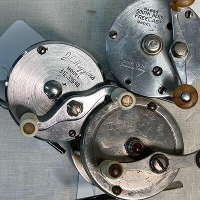 3 Vintage Fishing Reels