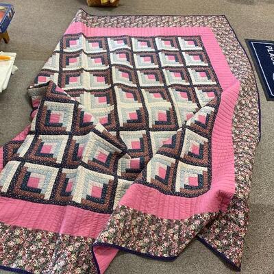 Truly â€œHand Madeâ€  Reversible Full Size Quilt 