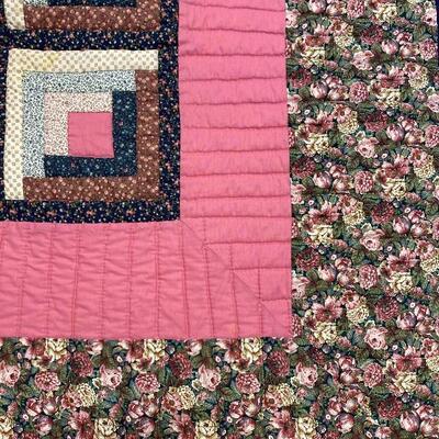 Truly â€œHand Madeâ€  Reversible Full Size Quilt 