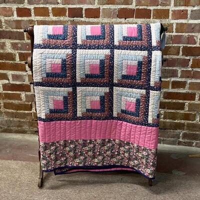 Truly â€œHand Madeâ€  Reversible Full Size Quilt 