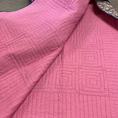 Truly â€œHand Madeâ€  Reversible Full Size Quilt 