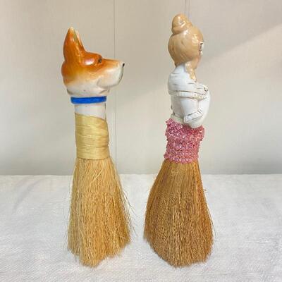 Pair of Brush / Brooms - Made in Japan
