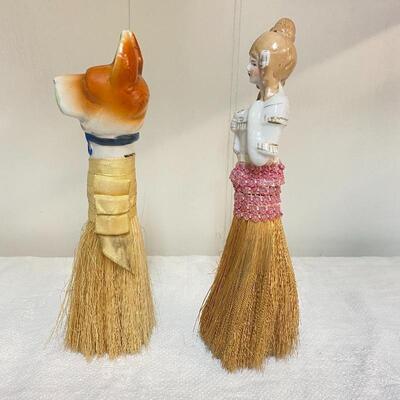 Pair of Brush / Brooms - Made in Japan
