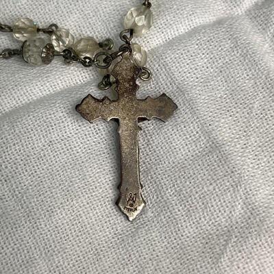 Vintage Sterling Silver Rosary