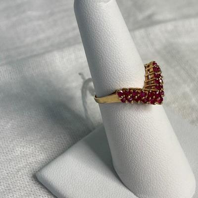 14K Gold Ruby Ring