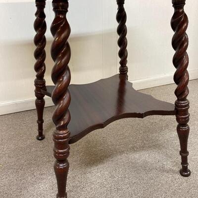 Mahogany Burley Twist Table 