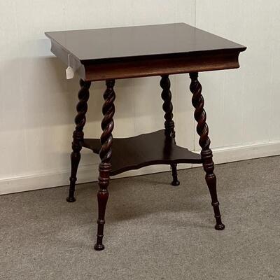 Mahogany Burley Twist Table 