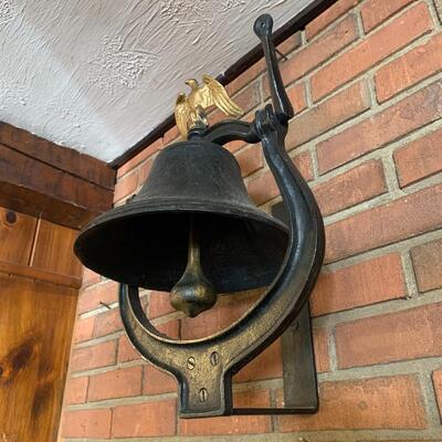 Lot 43 - Cast Iron Eagle Bell