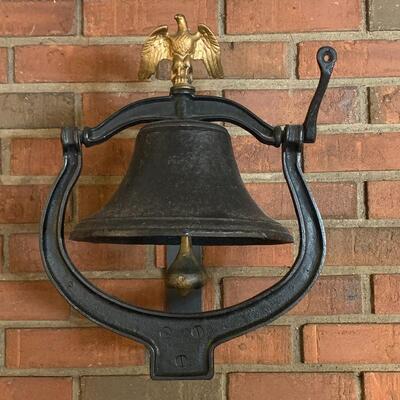 Lot 43 - Cast Iron Eagle Bell