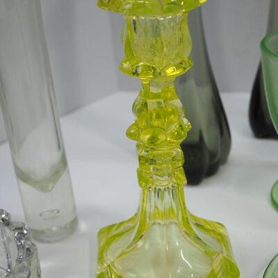 Lot 62 Vintage depression and UV glass