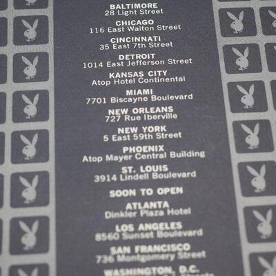 Lot 64 Playboy Club host set