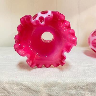 Pair of Fenton Lamp / Fixture Shades