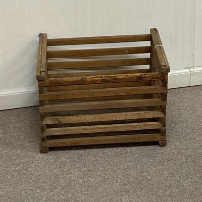 Wooden Apple Crate 