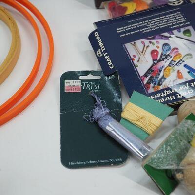 Lot 71 Embroidery and tassel craft lot